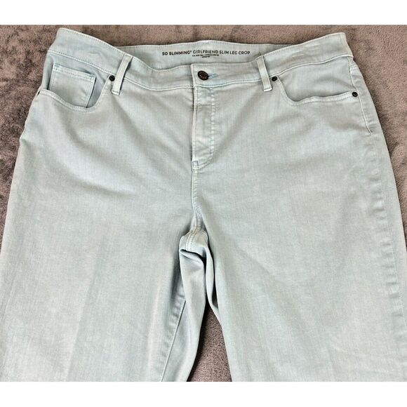 Chico's Light Blue Ankle & Cropped Jeans - Picture 2 of 13